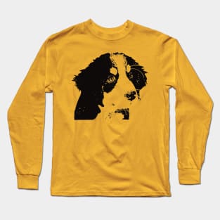 Bernese Mountain Dog Face Design - A Berner Christmas Gift Long Sleeve T-Shirt